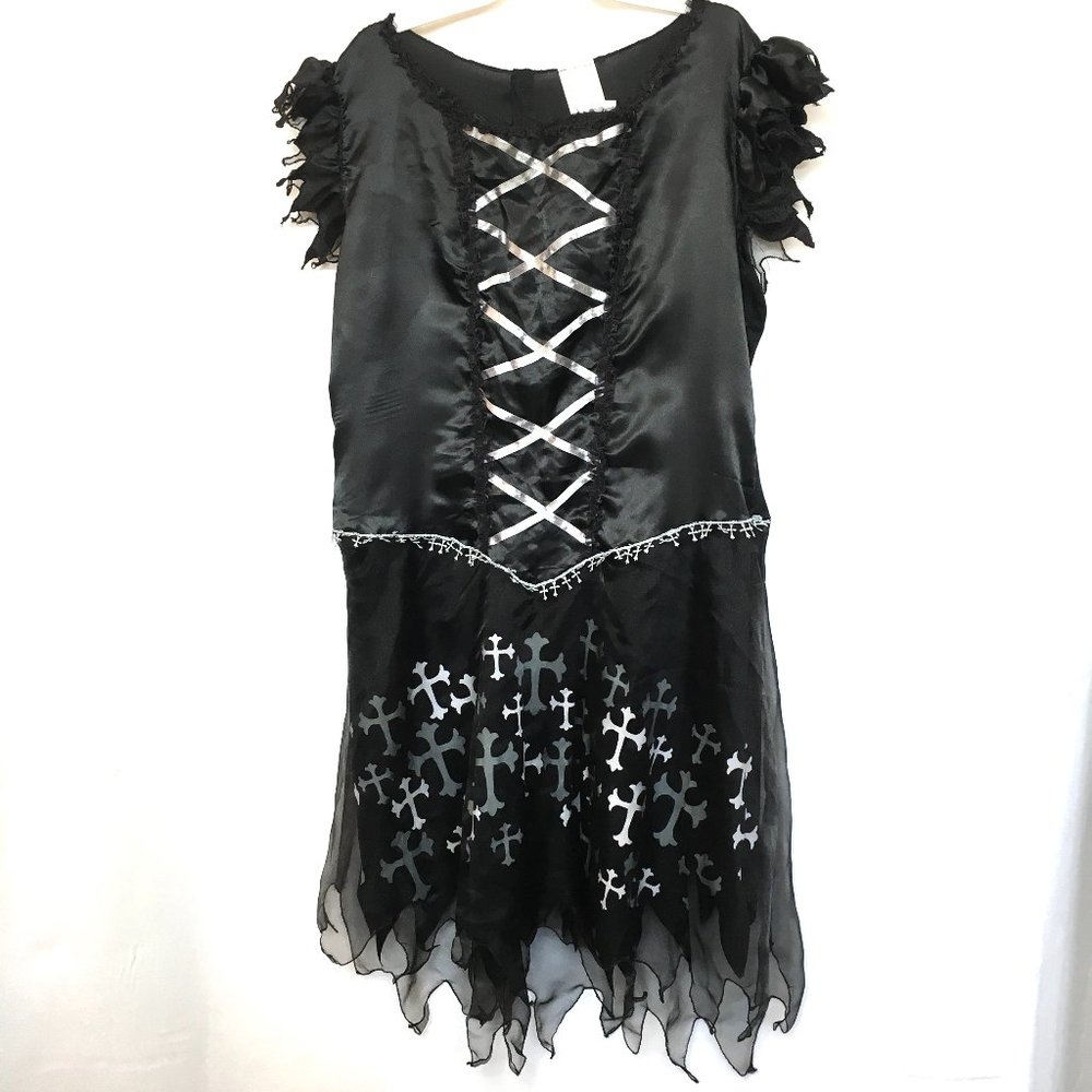 Gothic Black Halloween Dress